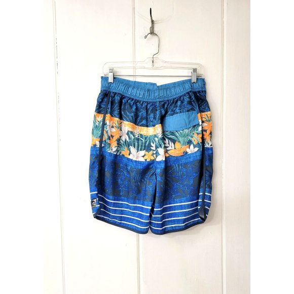 Laguna Tropical Print Men's Swim Trunks - Picture 2 of 3